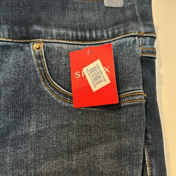 SPANX Distressed Denim Legging Size Medium NWT - Picture 3 of 7